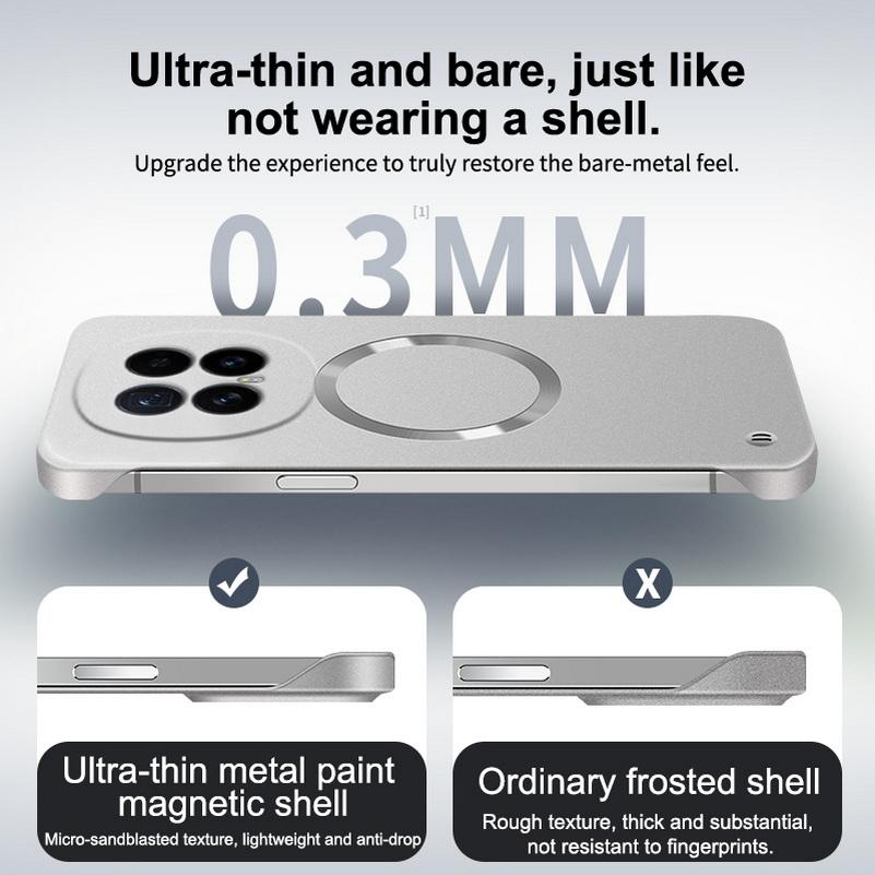 Slim Bezels Magsafe Magnetic Case for Honor Magic 8 Pro 8 7 Pro 6 Lite 5 Honor X9D X9c 300 200 Ultra thin Camera Protect Cover
