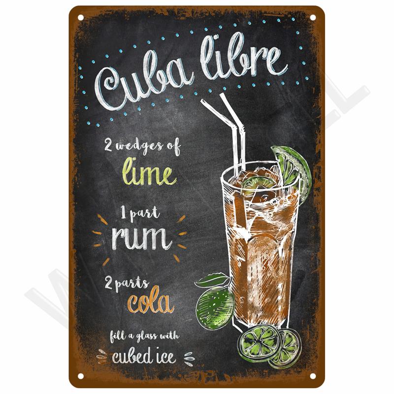 Rustic MultiPattern Vintage Pet Coffee Wine Metal Sign Funny Animal Quote Wall Art For Cafe Bar Kitchen Farmhouse Wall Decorati