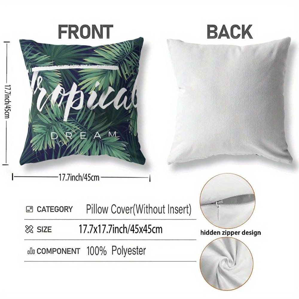 Yellow Tulip Flower Cushion Cover 2D Peach Skin Pillow Case Nordic Floral Throw Pillows For Sofa Living Room Home Decor Office