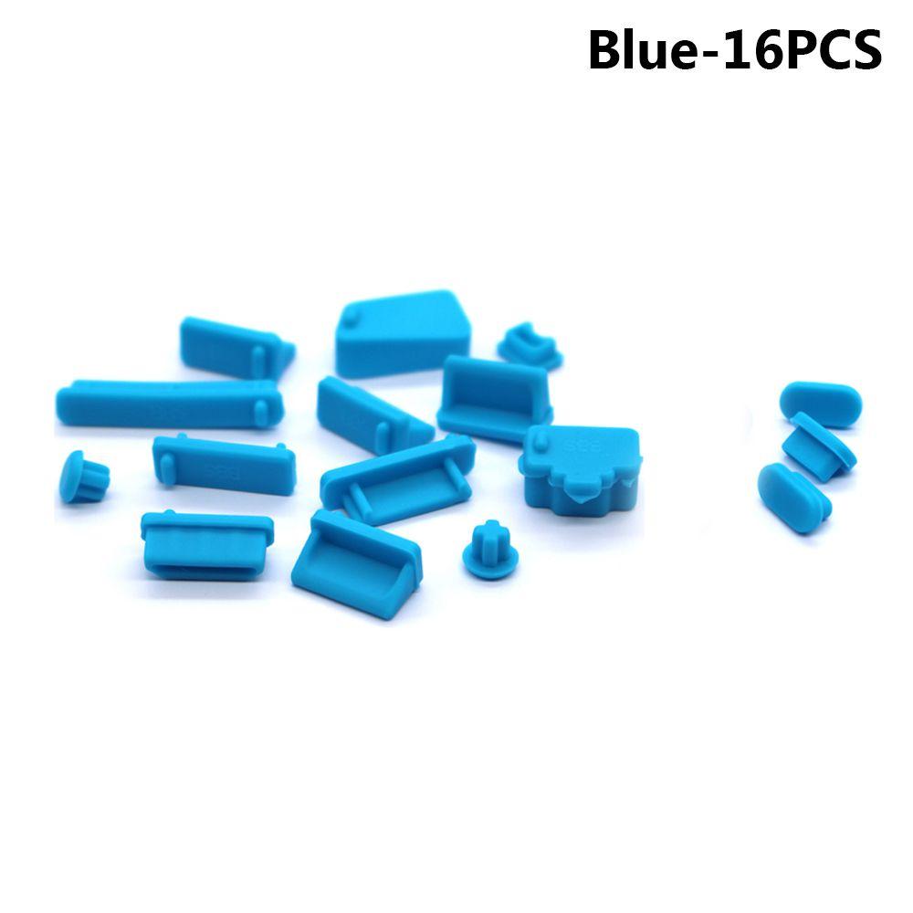 13pcs Silicone HDMI RJ45 Interface Dustproof Cover USB Type-C Port Laptop Anti Dust Plug Stopper
