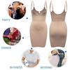 Full Slips Dress Seamless Shaping Underklänning Body Shaper Magkontroll Shapewear Slimming Underkjol