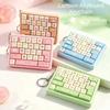 Cute Design Decompression Button Toy Creative Style Keyboard Keychain  Popular Pendant