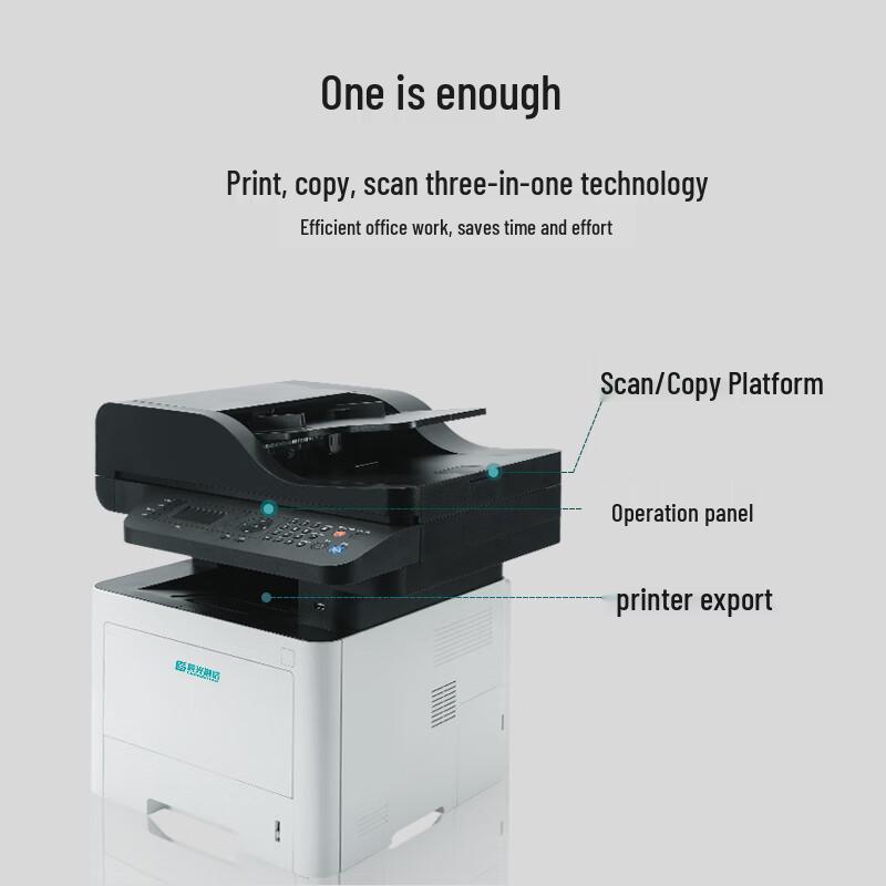 LANXUM A4 Black & White Multifunction Laser Printer GA7340dn CN plug (adapter included)