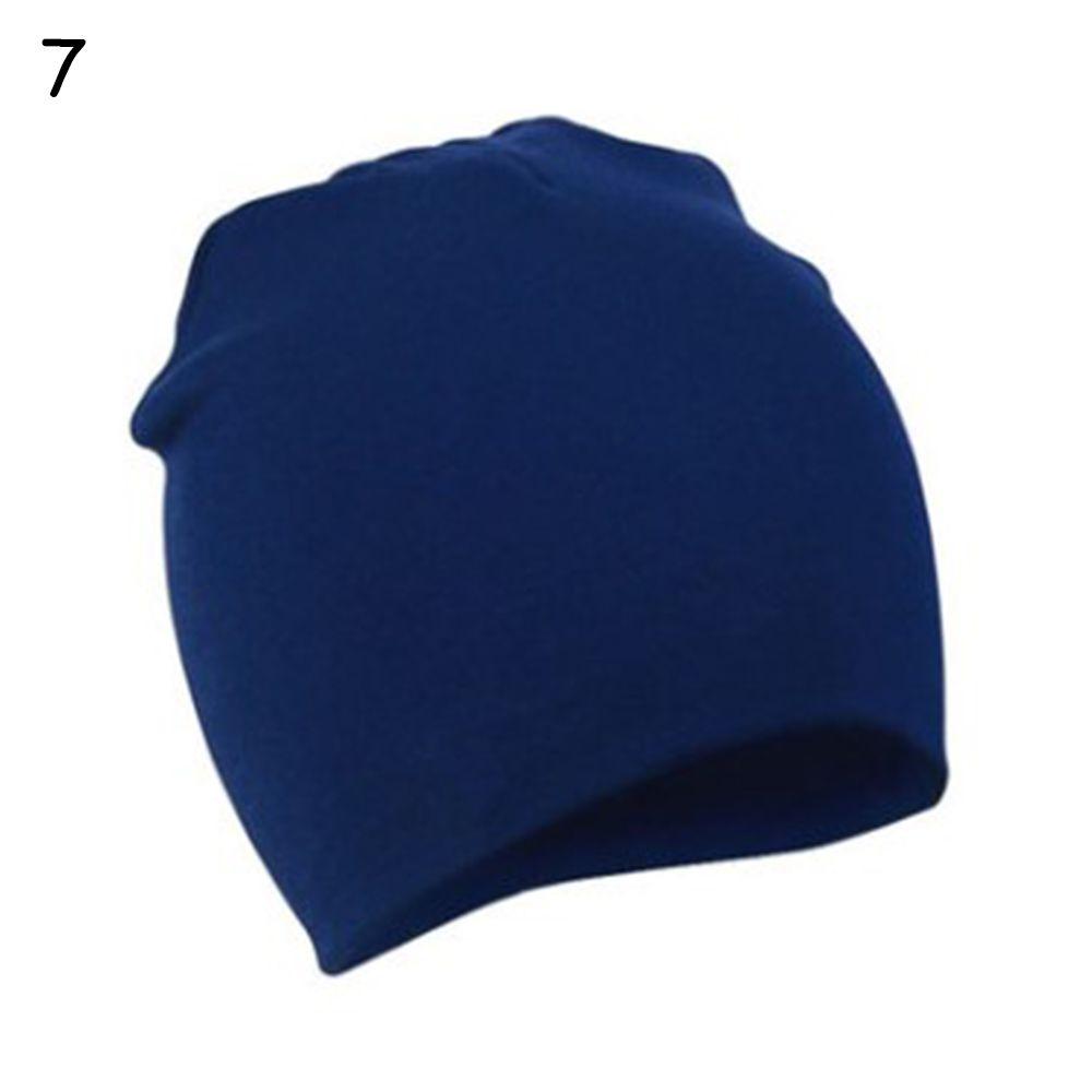 Girl Cotton Outdoor Ski Woollen Baby Head Cover Knitted Caps Winter Warm Beanies Kids Slouchy Hat