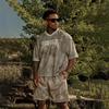 T-shirt de Fitness Respirant en Mesh à Séchage Rapide Camouflage pour Homme YoungLA