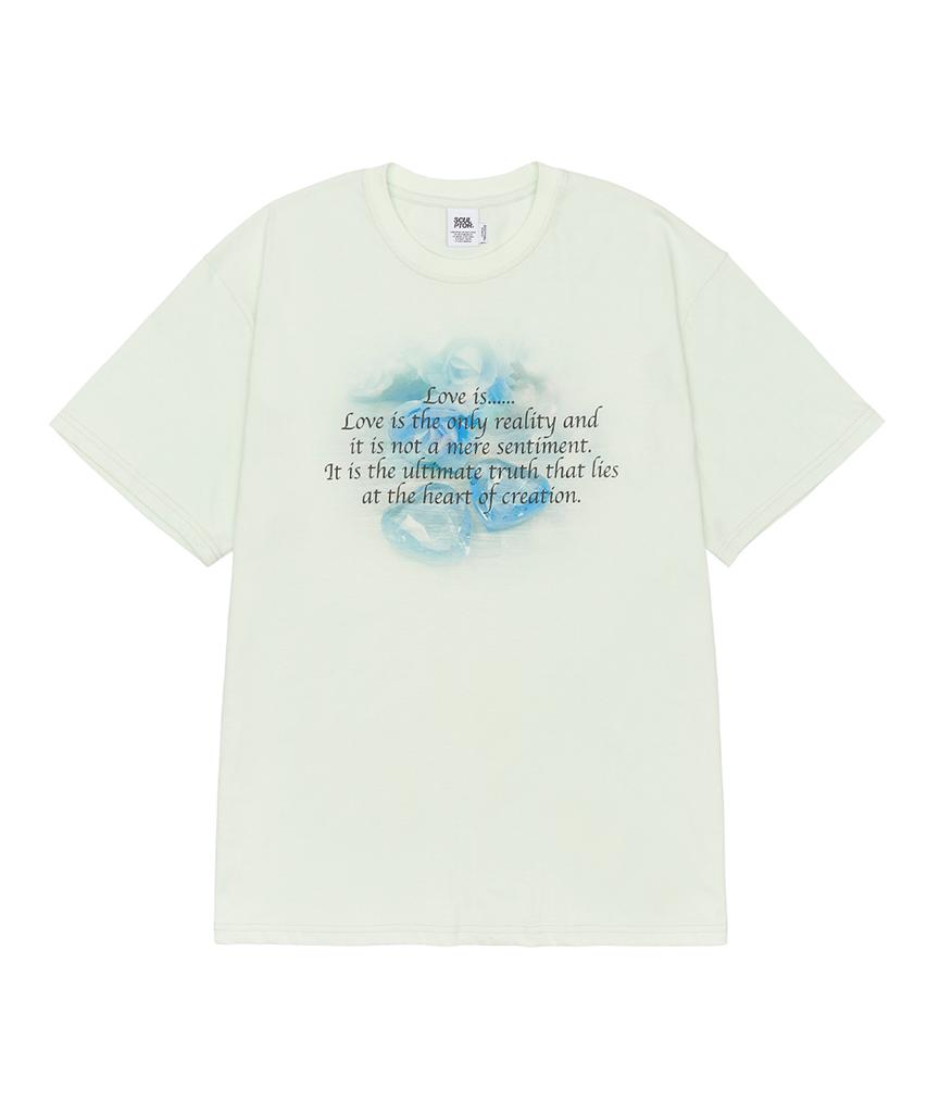 SCULPTOR Cheesy Words Tee Pale Mint