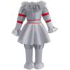 Fantasia Cosplay Joker Infantil Horror Manga Bufante Gola de Tule Calças Halloween Natal