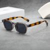 New Fashionable PC Mens and Womens UV Resistant SunGlasses Personalized and Versatile UV400 Elliptical Small Frame Glasses