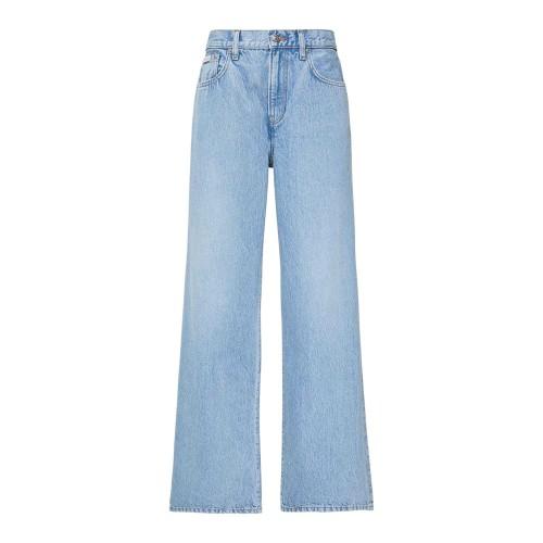Calvin Klein Damskie Jeansy z Szerokimi Nogawkami