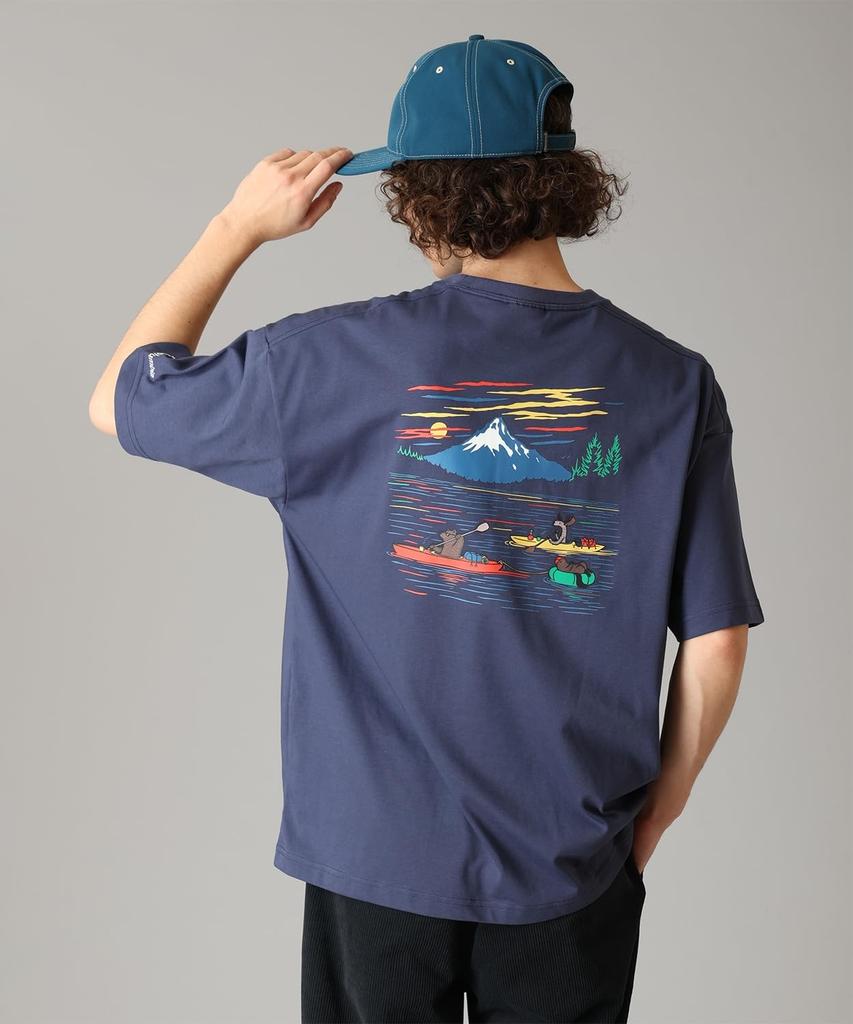 Lake to Avenue Graphic Short Sleeve PG2040 Nocturnal River Size M [Columbia] T-Shirt