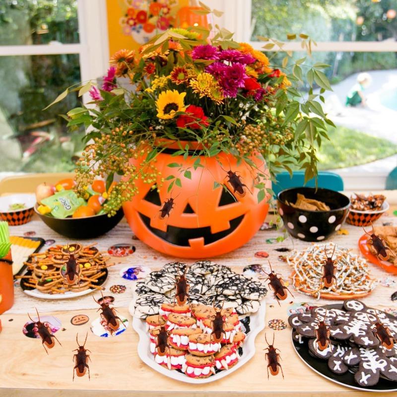 Set Jucării Gândaci Falsi, Gândaci Falsi Realistici Mod Grozav de a Face o Glumă, Gândaci Falsi pentru Jucărie Glumă de Halloween, Jucării Glumă pentru Copii Adult