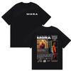Rapper MORA Tour 2026 Merch T Shirt Men's Women Vintage High Quality Fashion T-shirts Hip Hop Clothing Oversized Cotton T-shirt