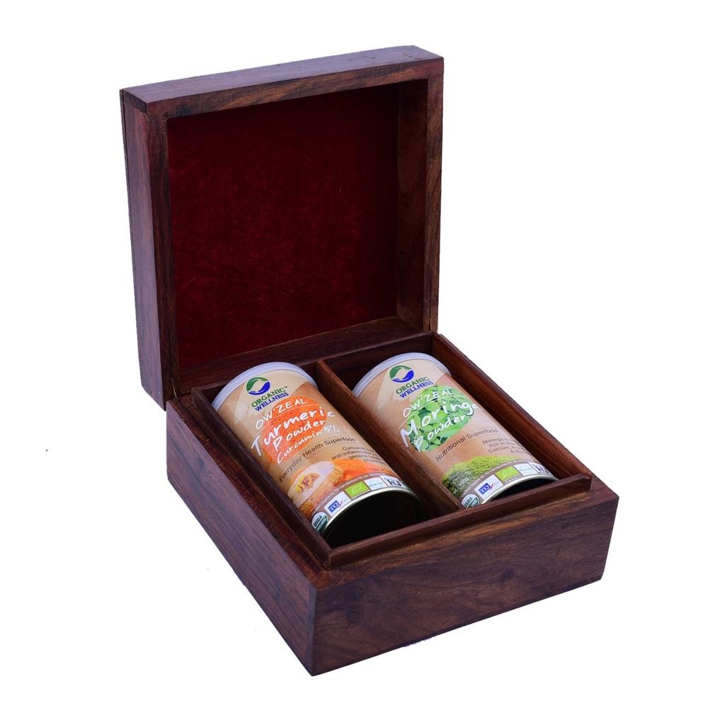 Ayurvedic Set: Source of Vitamins, Minerals and Antioxidants, Small Blank Box, Organic Wellness