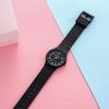 Casual Sport Quartz Watches Black Silicone Digital Male and Female Student Quartz Decorative Watch