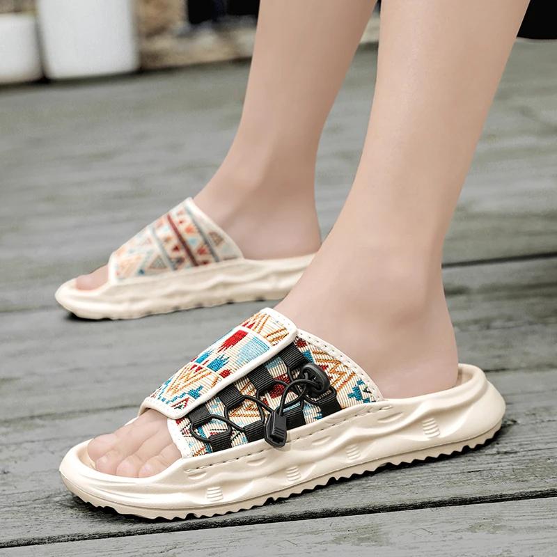 Fashion Summer Slippers Men Men's Shoes Fashion Outdoor Luxury Designer Beach Slippers Men's Sandals Men's Slippers Shoes Man