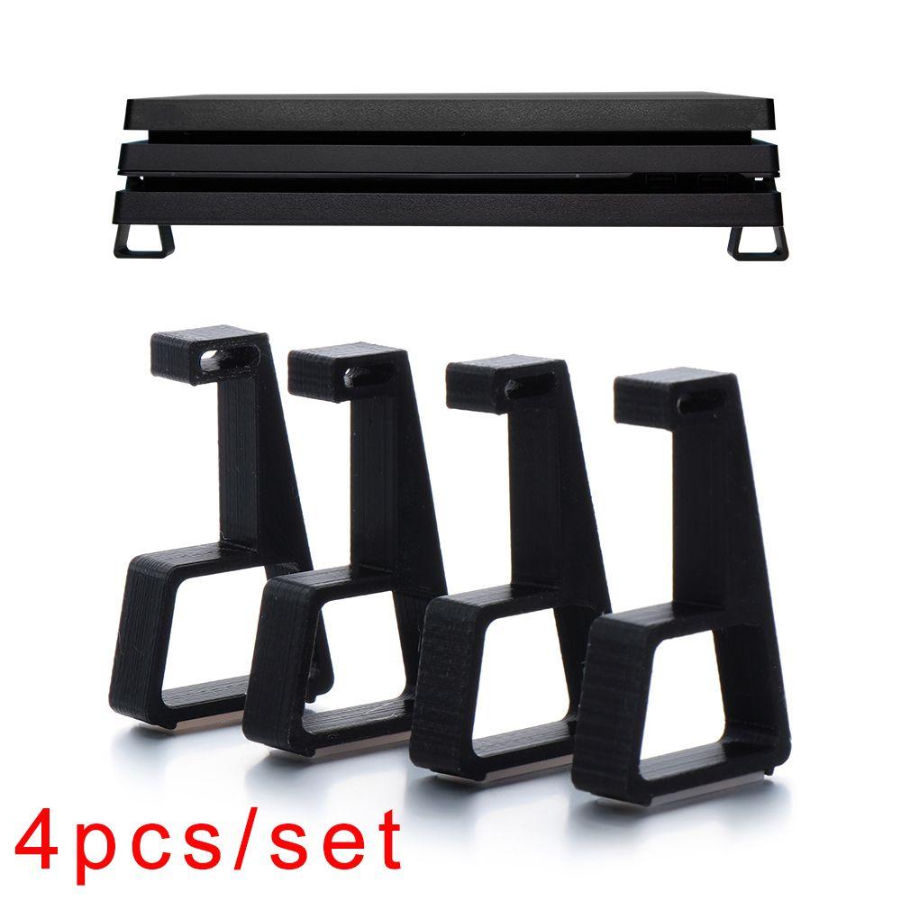 4PCS Horizontal Base Heighten Support Stand Bracket Console Holder Cooling Legs