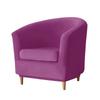 Velvet Sofa Cover Single Sofa Cover for Living Room Elastic Solid Color Armchair Slipcover for Bar Home Counter with Seat Covers