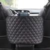 Aufbewahrungsnetz für den Mittelsitz im Auto, große Kapazität, Ledertasche, Aufbewahrungstasche für die Rückenlehne des Autostuhls, Aufbewahrungstasche für Waren zum Aufhängen