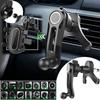 17mm Ball Head Base Car Vent Holder Clip 360° Rotatable Air Outle Phone Holder Universal Y-shaped Base Anti-Shake Car Mount Clip