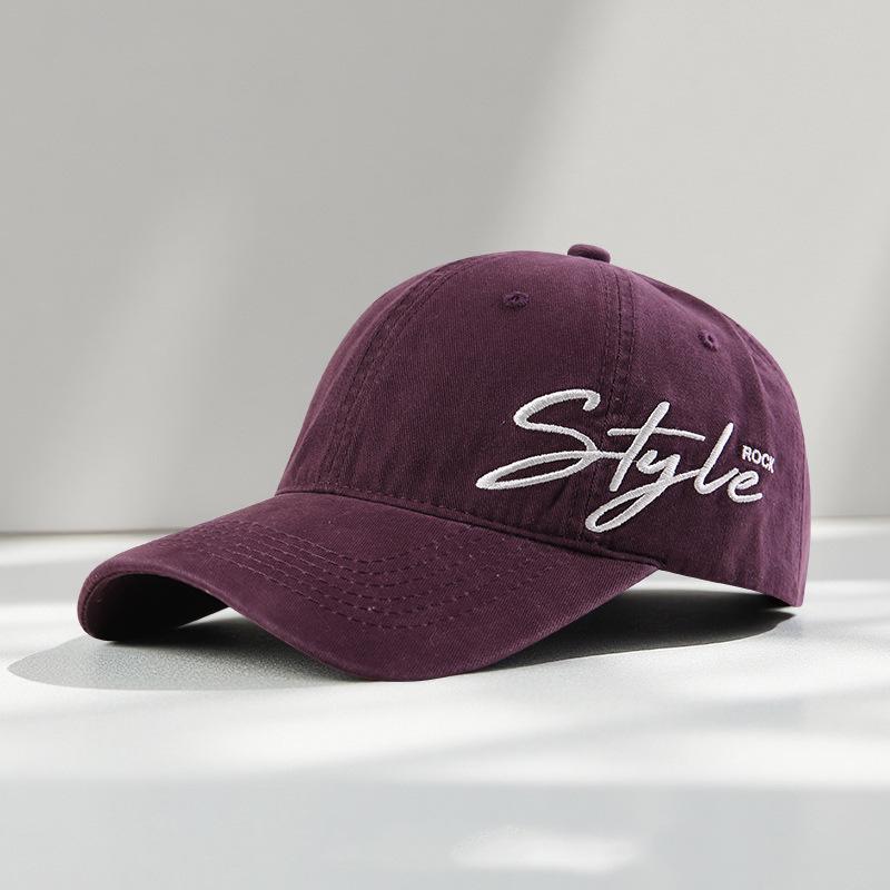 Nouvelle Casquette de Baseball Broderie Lettre Latérale Style Street Wind Femme Polyvalente Homme Couple Tendance Marque