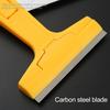 Cleaning Scraper with Retractable Replaceable Stainless Steel Blade Ergonomic Anti-Slip Handle Stubborn Stain Remover Heavy Duty Cleaning Scraper