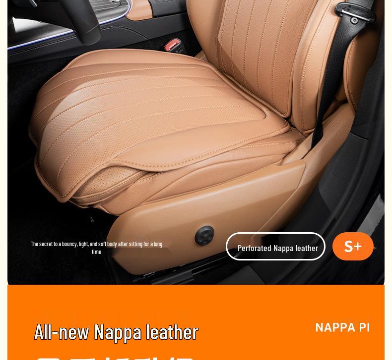 Universal Perforated Car Seat Cushion for Haval Models: H6, Big Dog, Menglong M6, Second Gen Big Dog, H9, Xiaolong, Divine Beast, and H5.