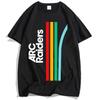 Hot Game ARC Raiders Rainbow Graphic Tshirts Cotton Fashion Loose Men Women Tshirt Unisex Streetwear Oneck Casual Male Tees