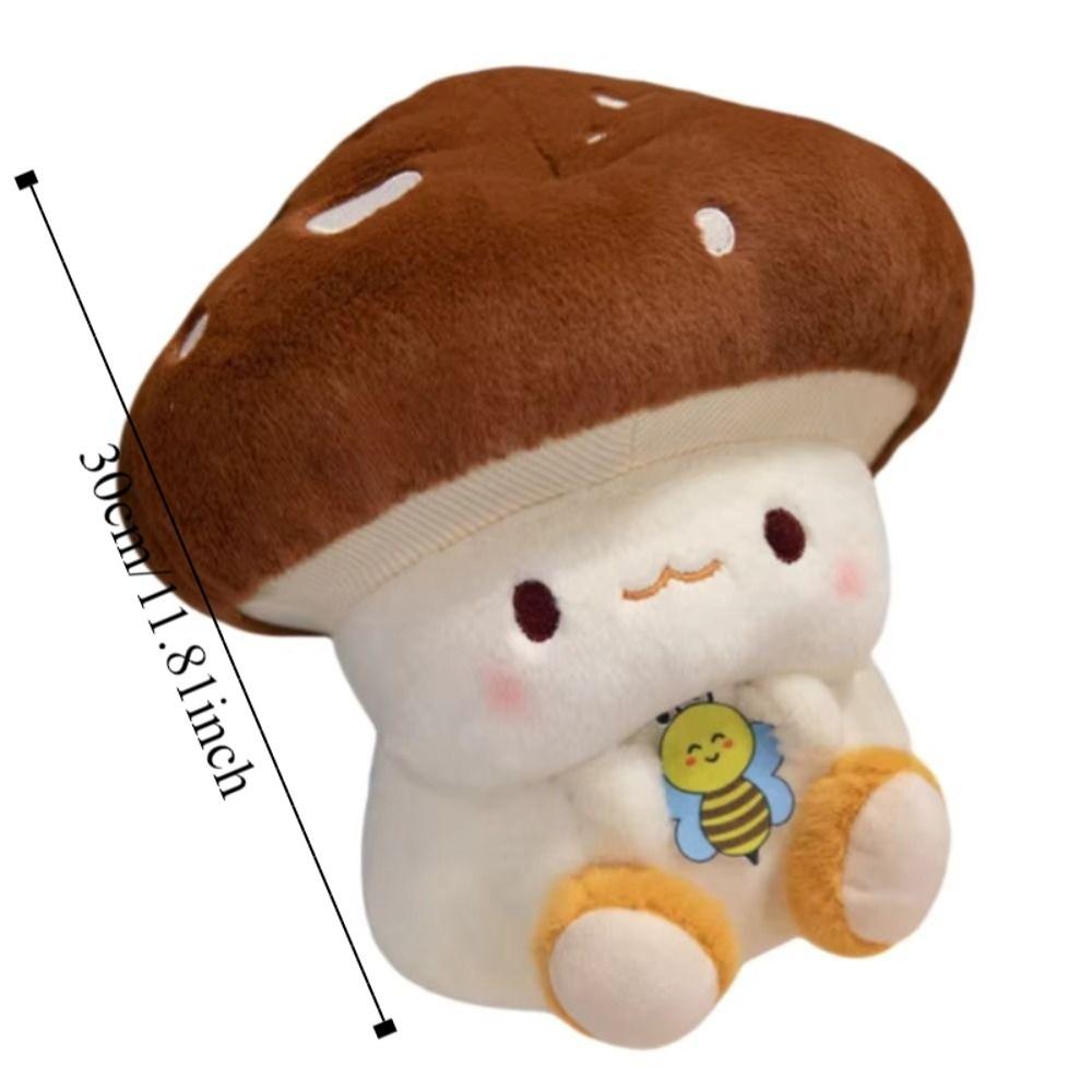 Stuffed Cartoon Mushroom Soft Fluffy Mushroom Cute 30Cm Mushroom Stuff Birthday