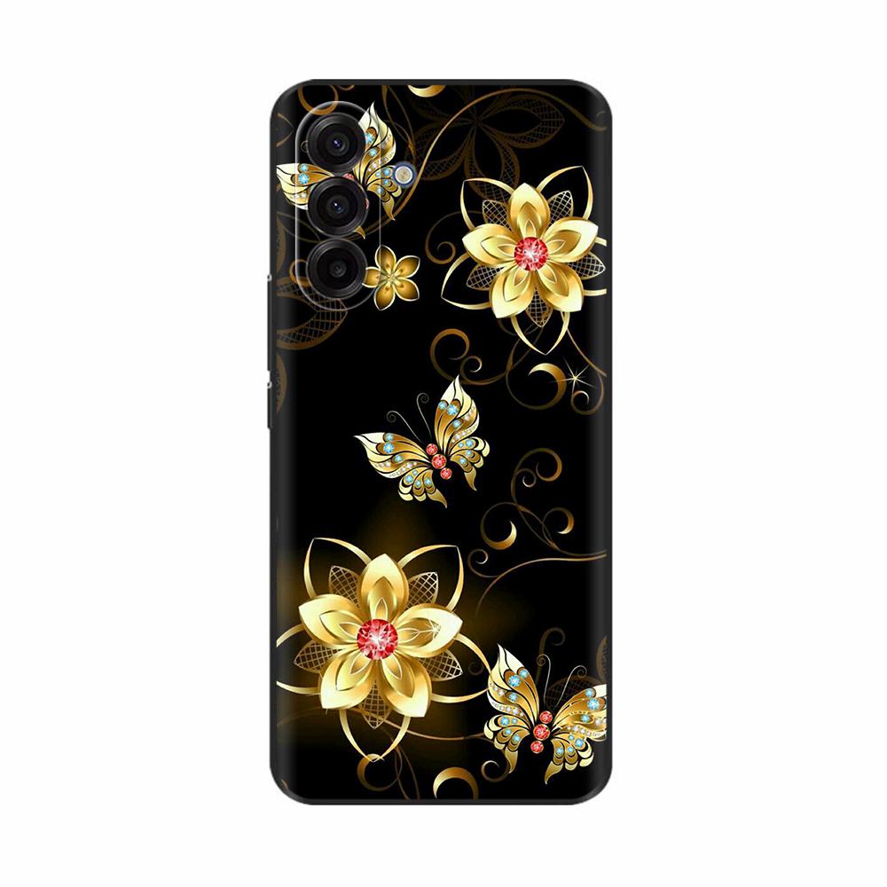 For Samsung Galaxy A17 5G Case Colorful Flower Cover Soft Silicone Phone Cases For Samsung A17 Case A 17 SamsungA17 Back Cover