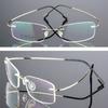 Κράμα τιτανίου Super Elastic Rimless Γυαλιά Ανδρικά Γυναικεία Unisex Γυαλιά χωρίς πλαίσιο Μόδα Επαγγελματικά γυαλιά Προστασίας ματιών