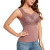 Thermal Vest For Women Underwear Top With Chest Pads Slimming Seamless Winter Warm Vest Thermal Tank Top For Women Push Up Bras Undershirt