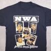 VTG NWA Členové Kapely Pro Fanoušky Těžká Bavlna Černá S-5XL Tričko UR750 Unisex Tričko