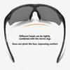 Outdoor Sport Riding Cycling UV Protection Glasses UV400 Rated Mountain for Mountain Bike Bike Bicycle Glasses Men Women Hiking Joggin Practical Use