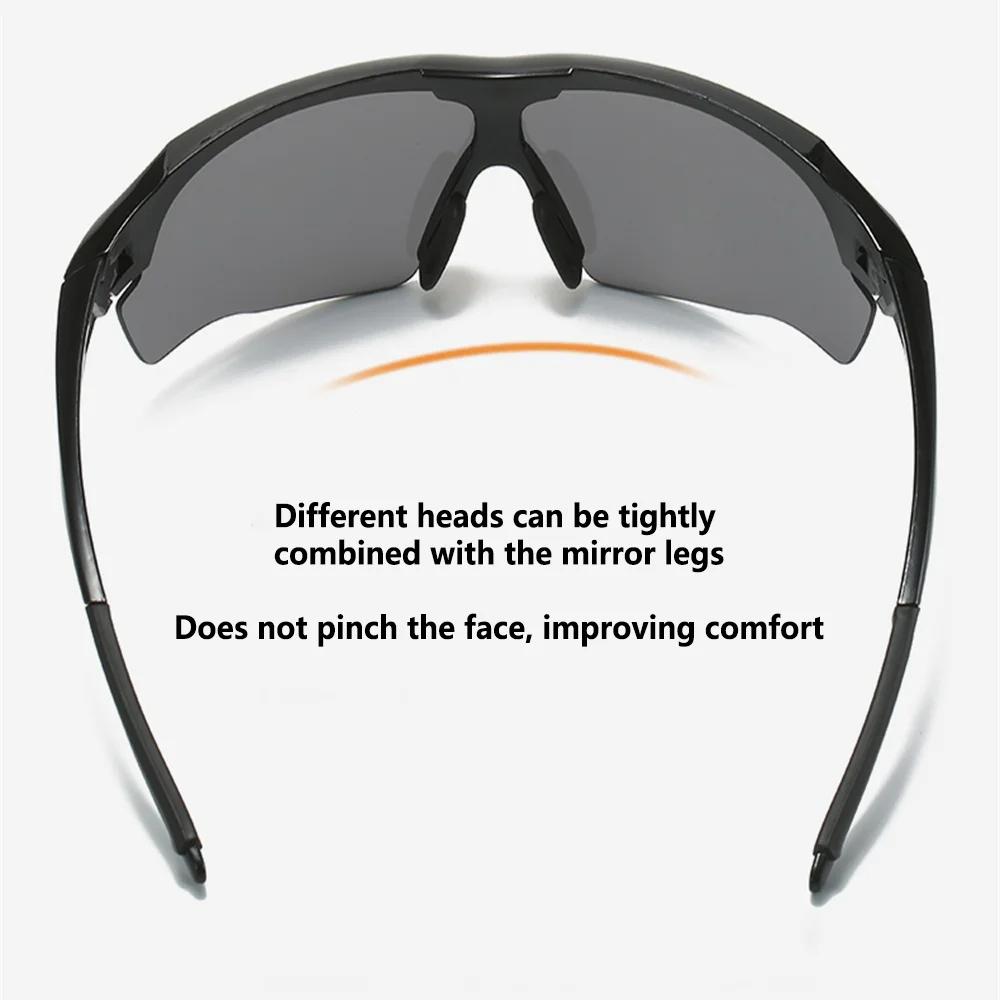 Outdoor Sport Riding Cycling UV Protection Glasses UV400 Rated Mountain for Mountain Bike Bike Bicycle Glasses Men Women Hiking Joggin Practical Use