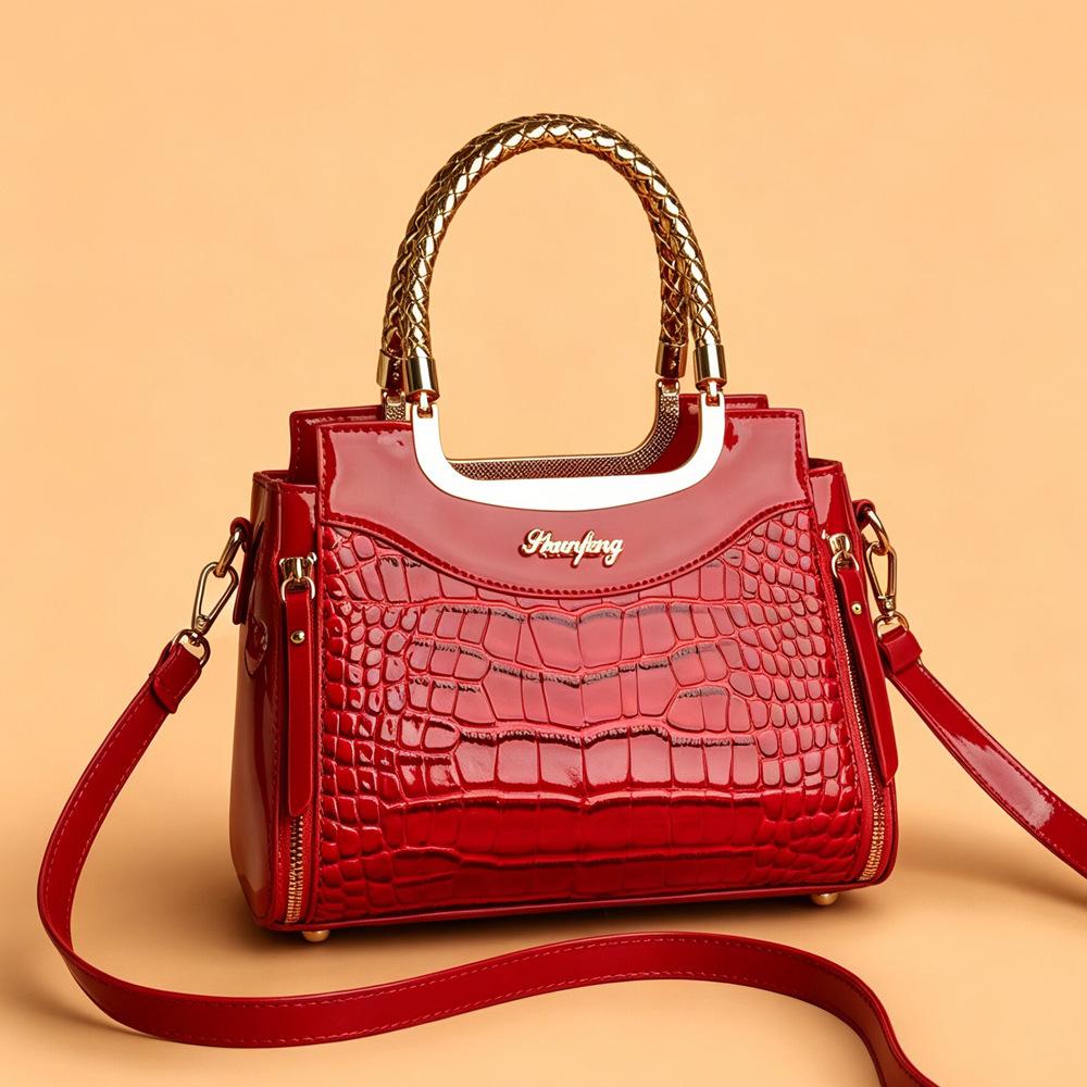 Women's Fashionable Bag - Elegant and Simple Casual Shoulder Bag with Crossbody Strap and Handbag Design