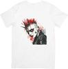 Punk Rock Music Unisex Fit for Men & Women Quality Cotton T-Shirt White.