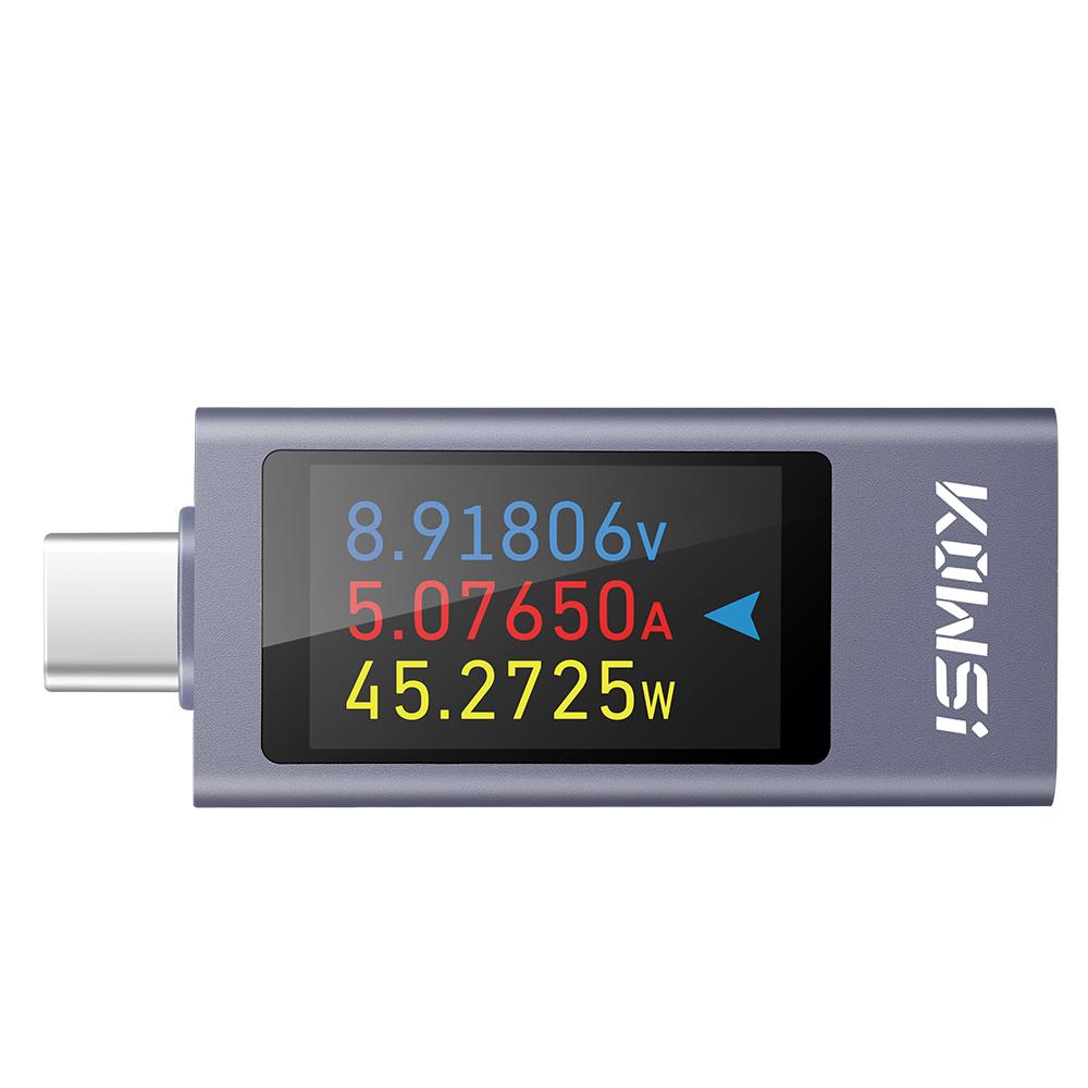 DC 4-30V 0-12A Digital Voltmeter, Ammeter and Power Meter Type-C Mobile Phone Charging Tester KWS-2301C/2302C/2303C