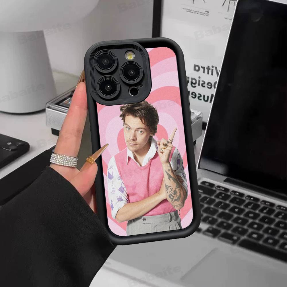 Pop Singer Harry Styles Phone Case For IPhone 17 16 15 14 13 12 11 Pro Max 16E Plus INS Soft Cover