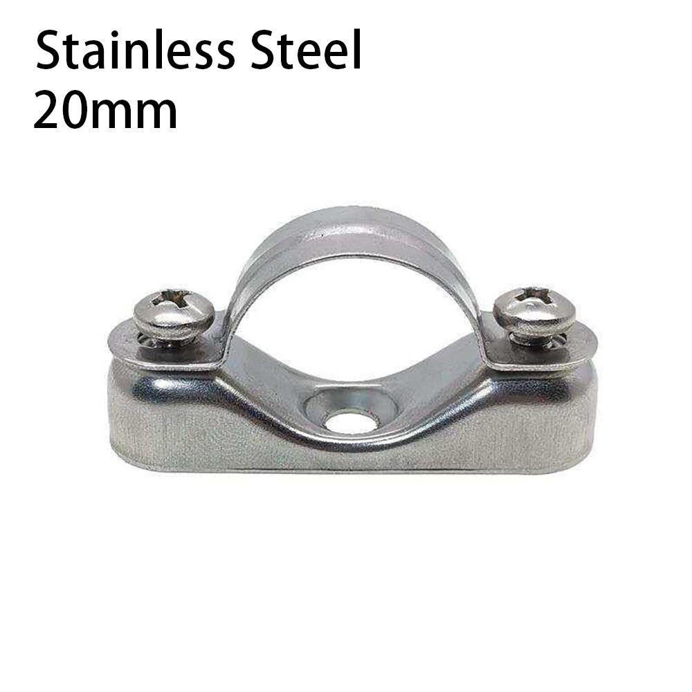 1Pcs Hardware Fastener Off-Wall Code Aluminum Alloy / 304 Stainless Steel Pipe Clamp Saddle Card