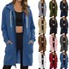 Women's Zip Up Hoodies Oversized Long Pullover Hooded Sweatshirts Casual Long Sleeve Fall Hoodie Jacket