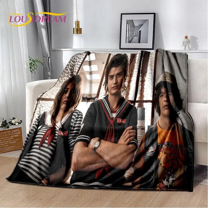Joe Keery Steve Harrington Soft Plush Blanket,Flannel Blanket Throw Blanket for Living Room Bedroom Bed Sofa Picnic Cover Kids