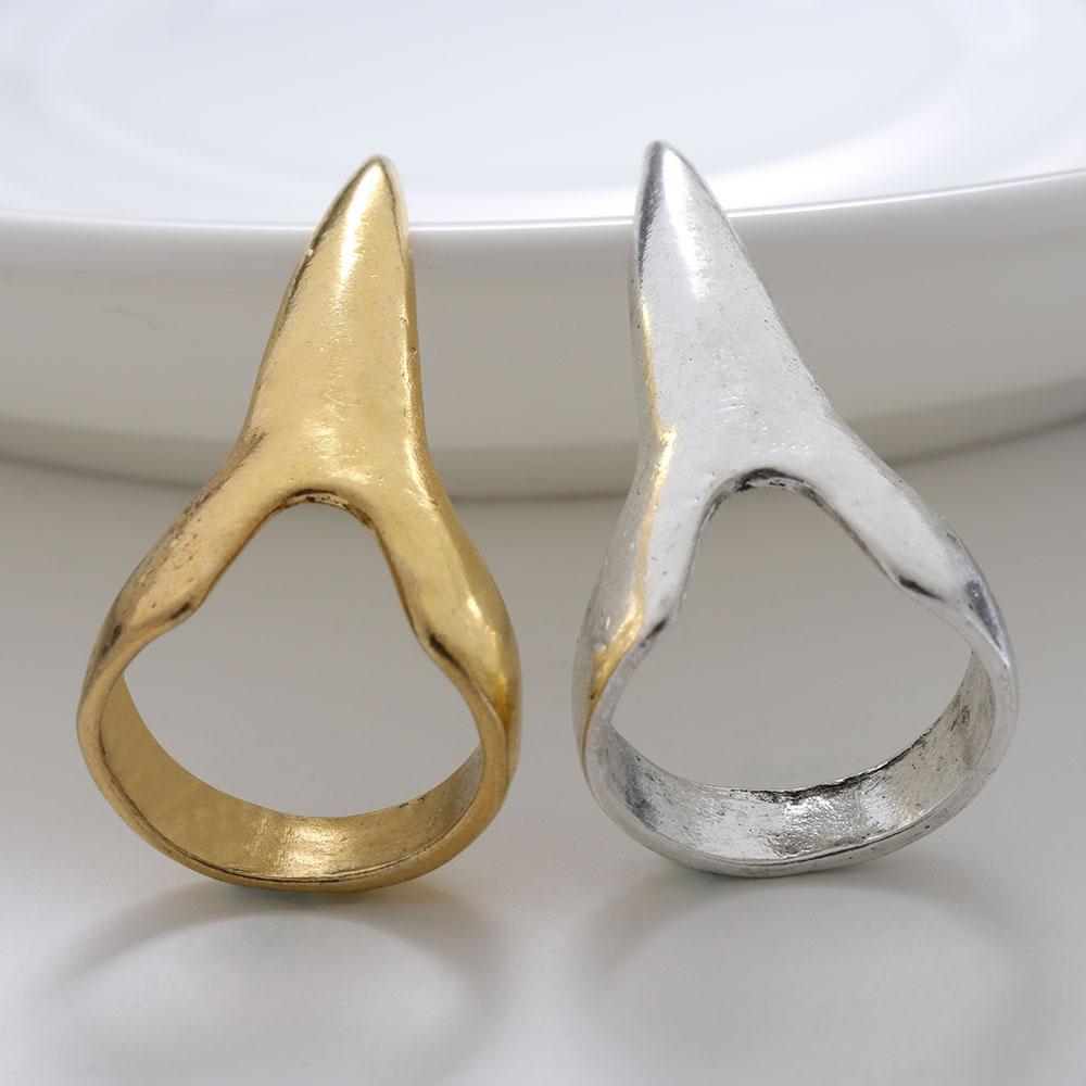 5pcs Hot Wholesale Nail Rock Talon Rings Finger Claw Gothic