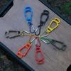 Outdoor Glove Clip with Carabiner Heavy Duty Hands-Free Multifunction Camping Hiking Work Glove Hanger Carrier Keeper Grabber Belt Clamp