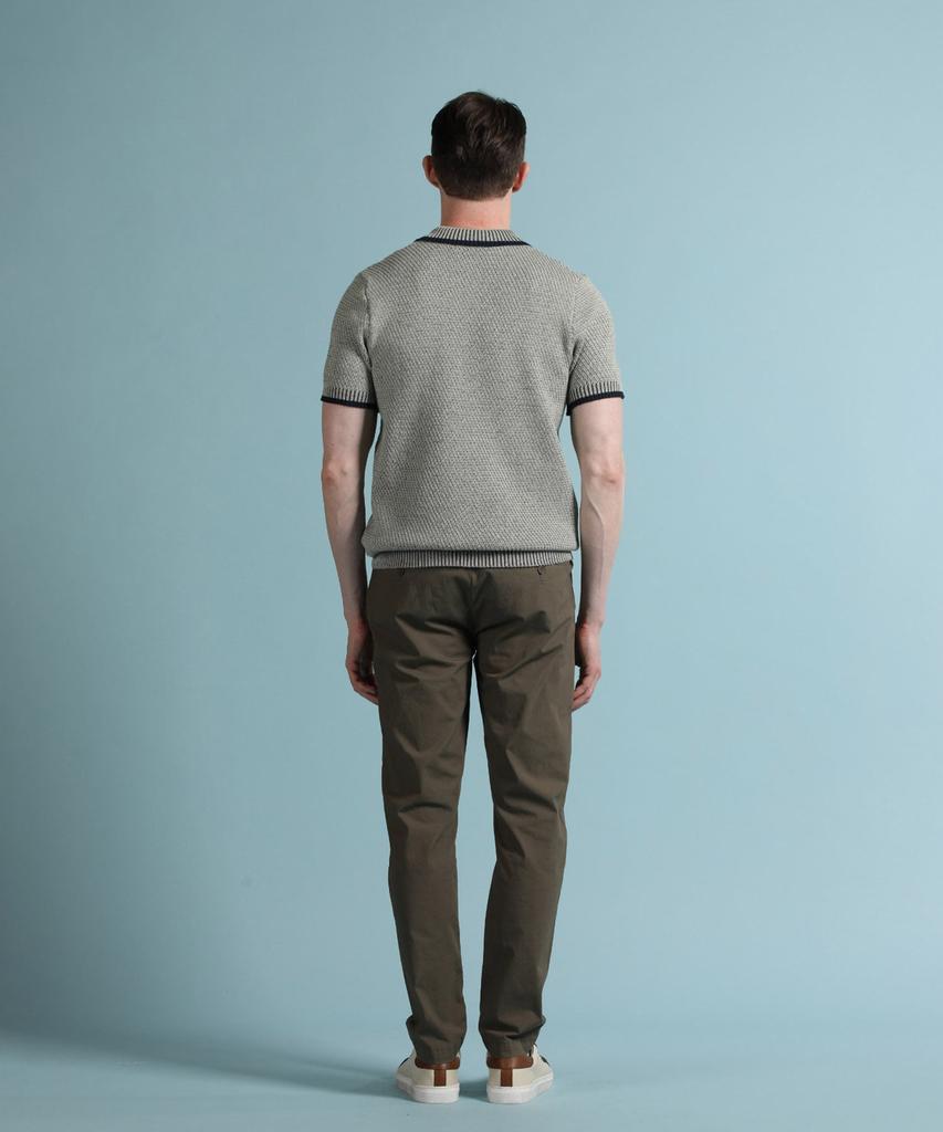 PANICALE Khaki Drawstring Cotton Pants