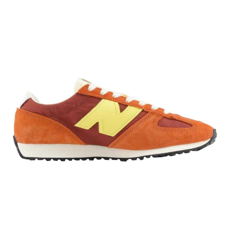 New Balance 471 Unisex Low Top Casual Shoes PU Synthetic Leather Lace Up Color Block Retro D Width U4712FA