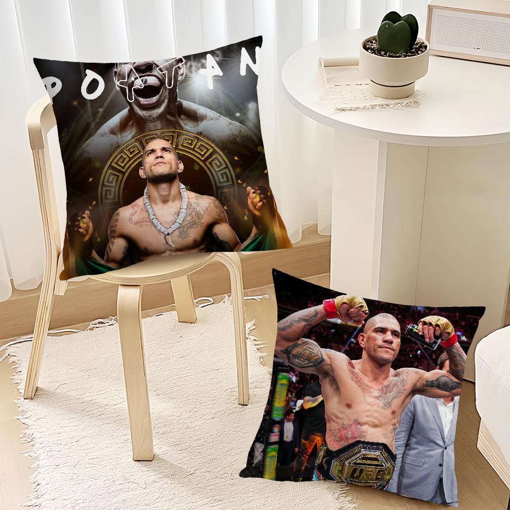 Athlete U-UFC-C Fighter A-Alex P-Pereira Poatan Living Room Headboard Office Cushion Bedroom Cushion Sofa Nap Time Pillow Case