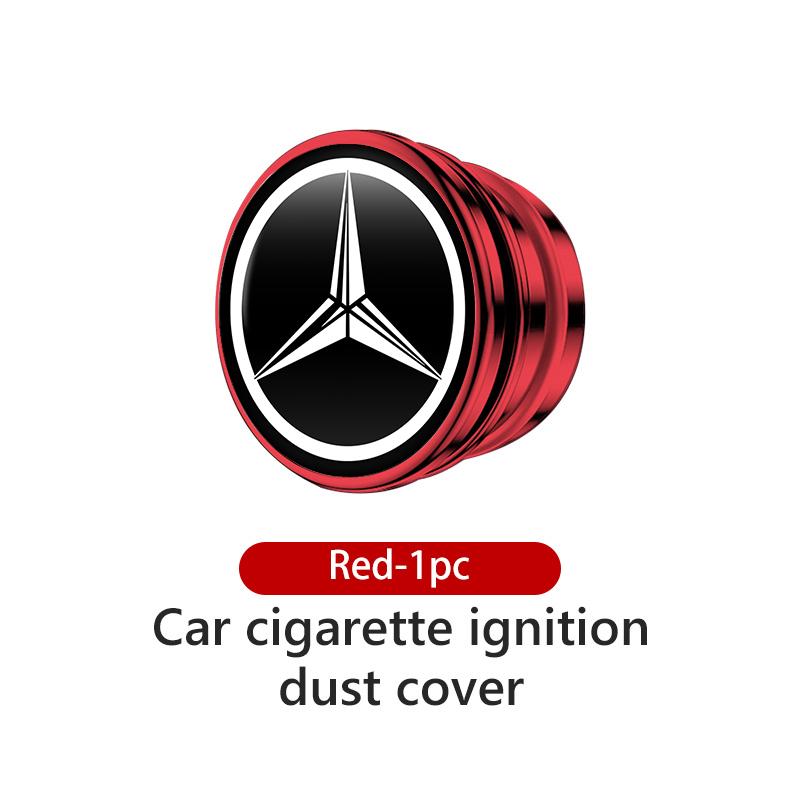 D2-Car Cigarette Lighter Dustproof Plug Button Cover Accessories For Mercedes Benz C180 C300 W124 W176 W177 C200 C260 GLC CLE CLA