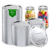 50/100Pcs 7cm Universal Mason Canning Lids Leak Proof Sealing Food Keeping Stainless Steel Fresh For Mason Jar Covers Kitchen
