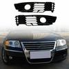 L/R Fog Light Bezel Lamp Grille with Holes 3B0853665L 3B0853666L for VW Passat-B5.5 01-05