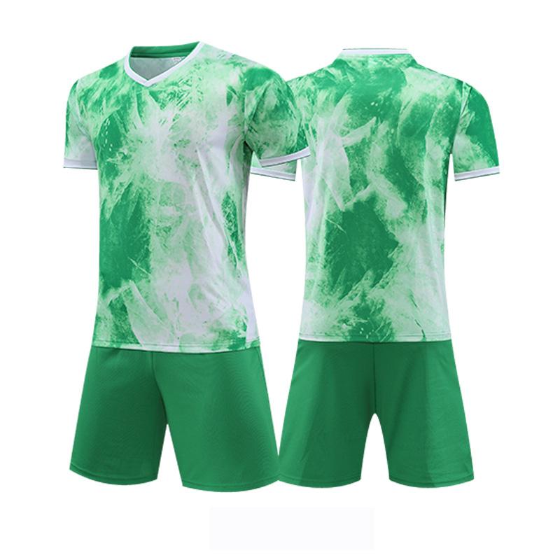 Football Jersey Kids Men Professional Customed Quick-Drying T-Shirt for Sport Trainning Uniforms 100% Polyester Football Suits